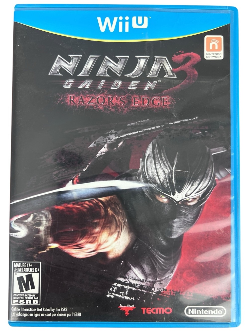 Ninja Gaiden 3: Razor's Edge (Nintendo Wii U, 2012) CIB Complete In Box